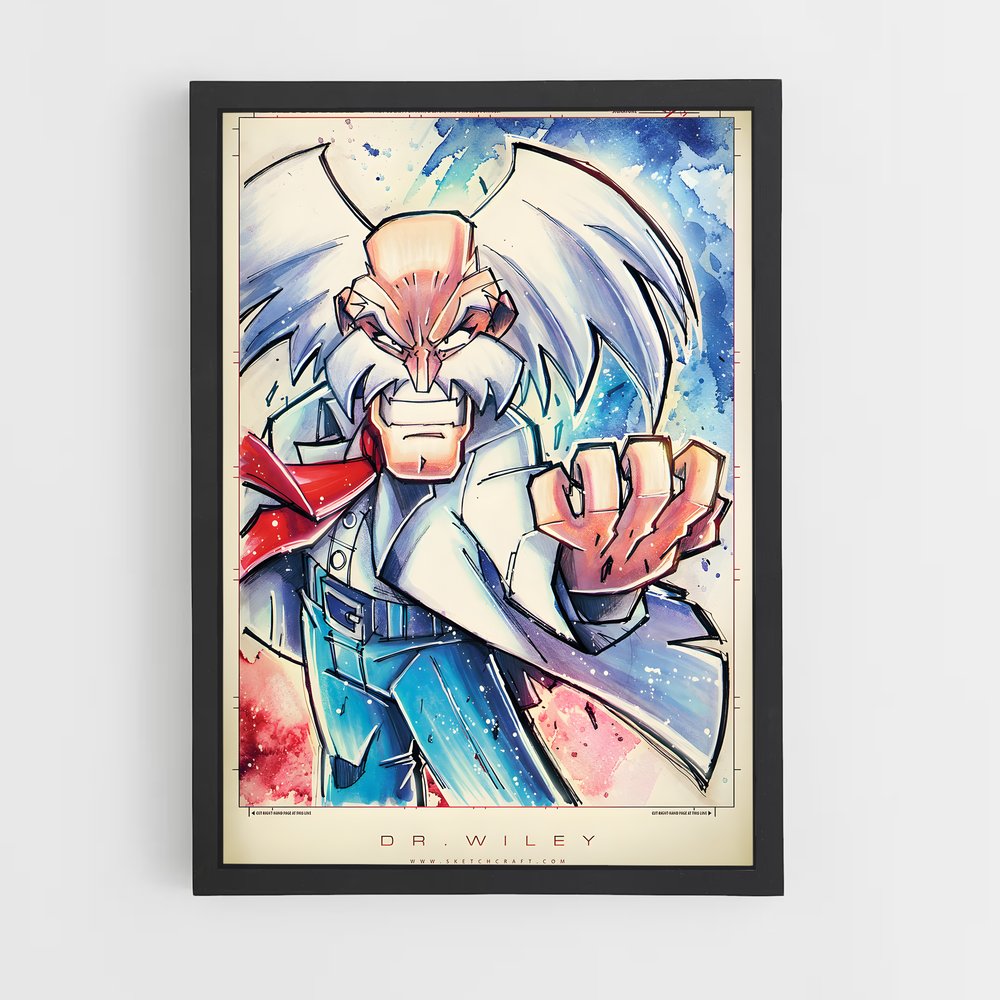 Poster L'Invincible Guerrier – affiche Mega man (vue 2)